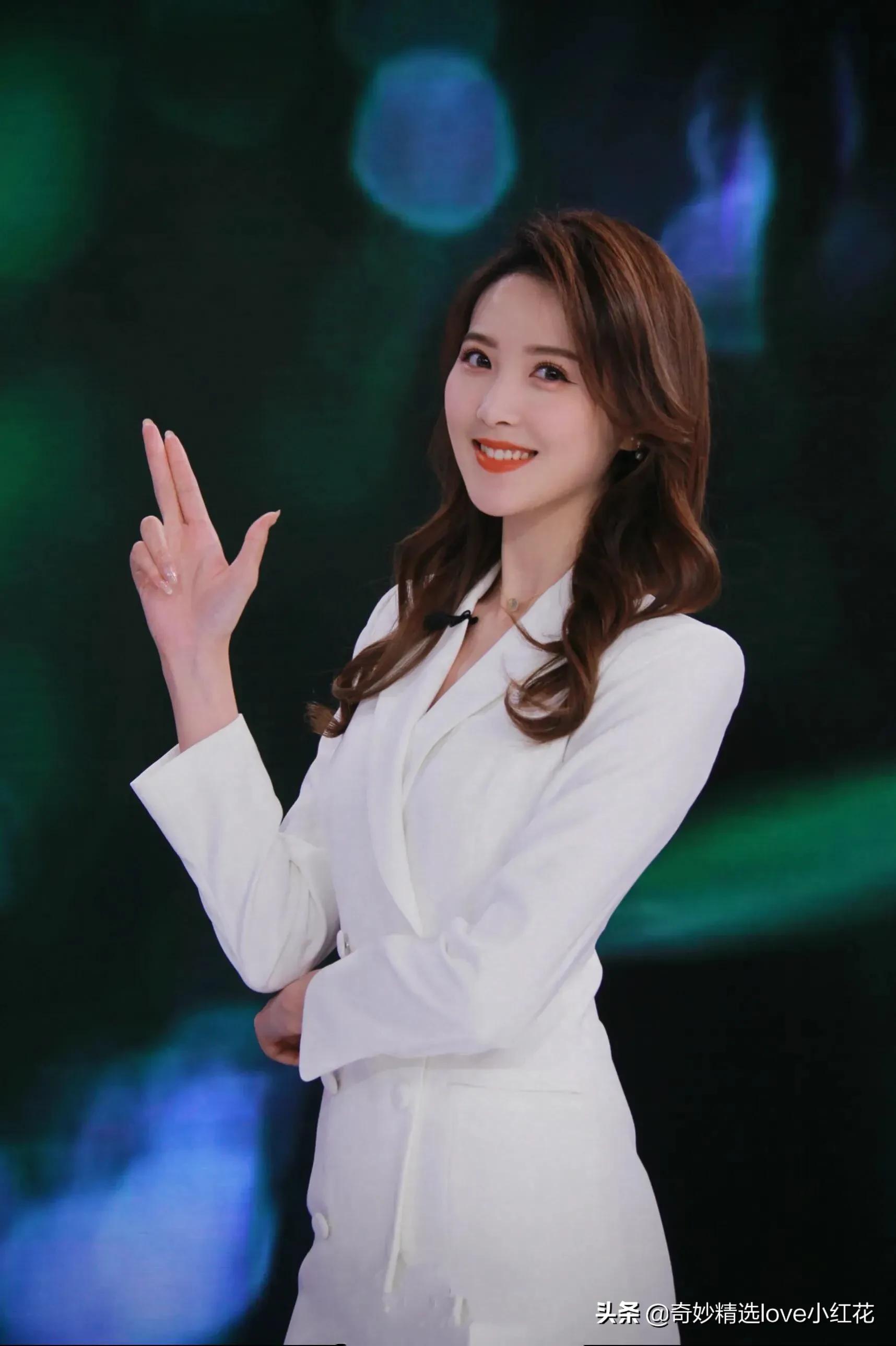 央视主持人李丹儿太美啦