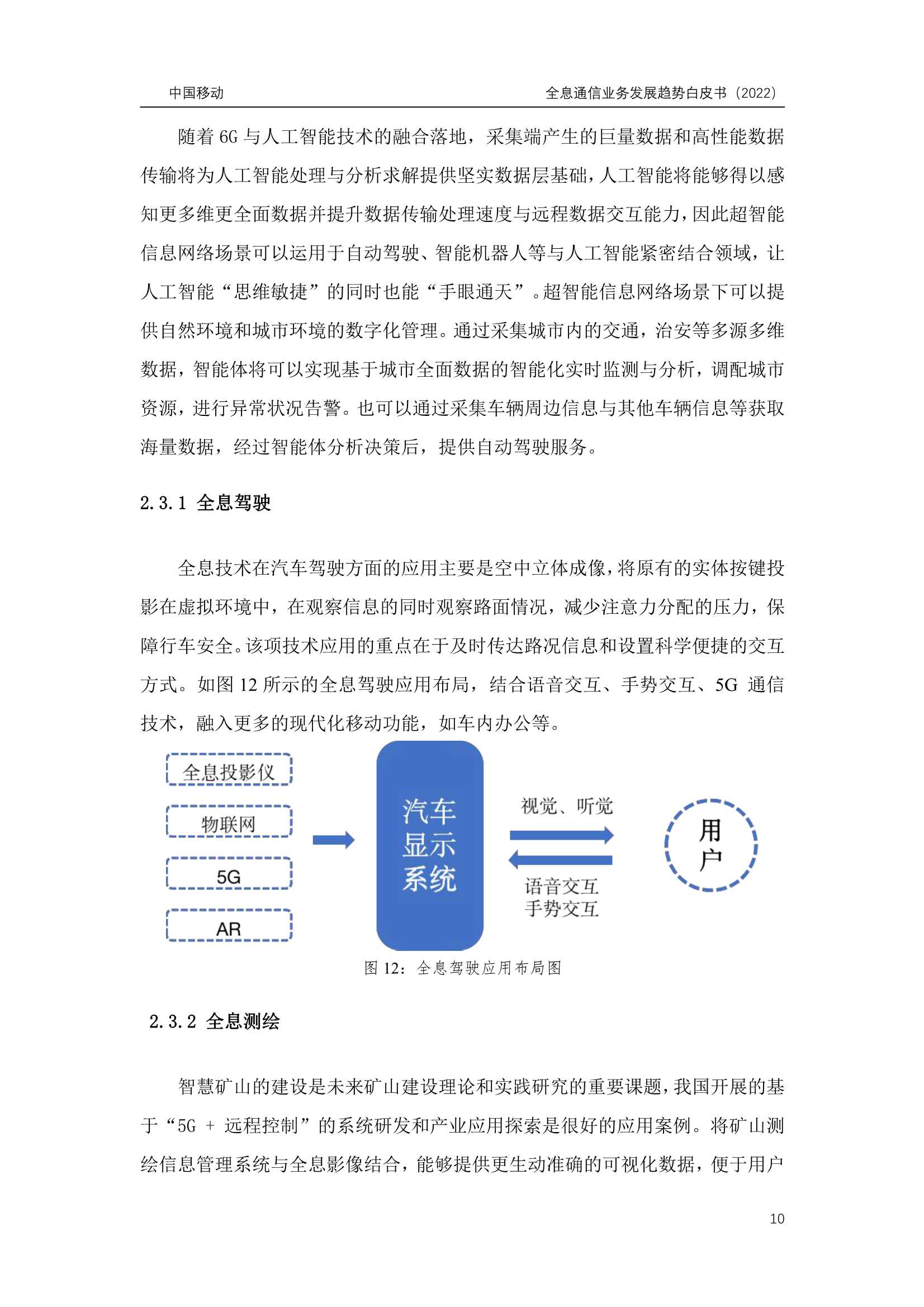 6G全息通信业务发展趋势白皮书