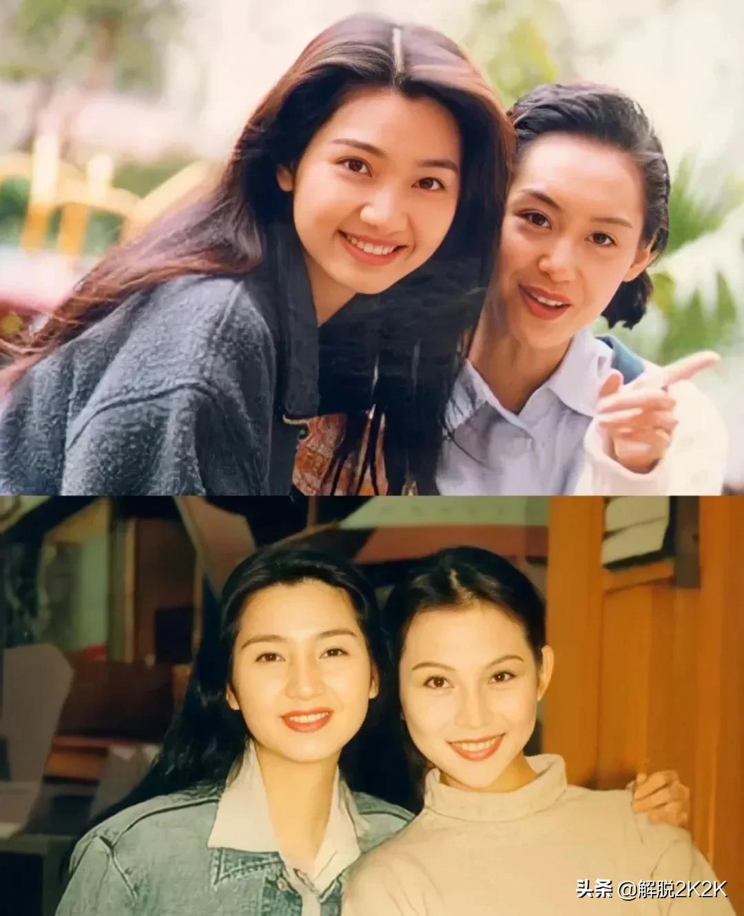 20世纪90年代的TVB洪欣，娇憨美人天花版