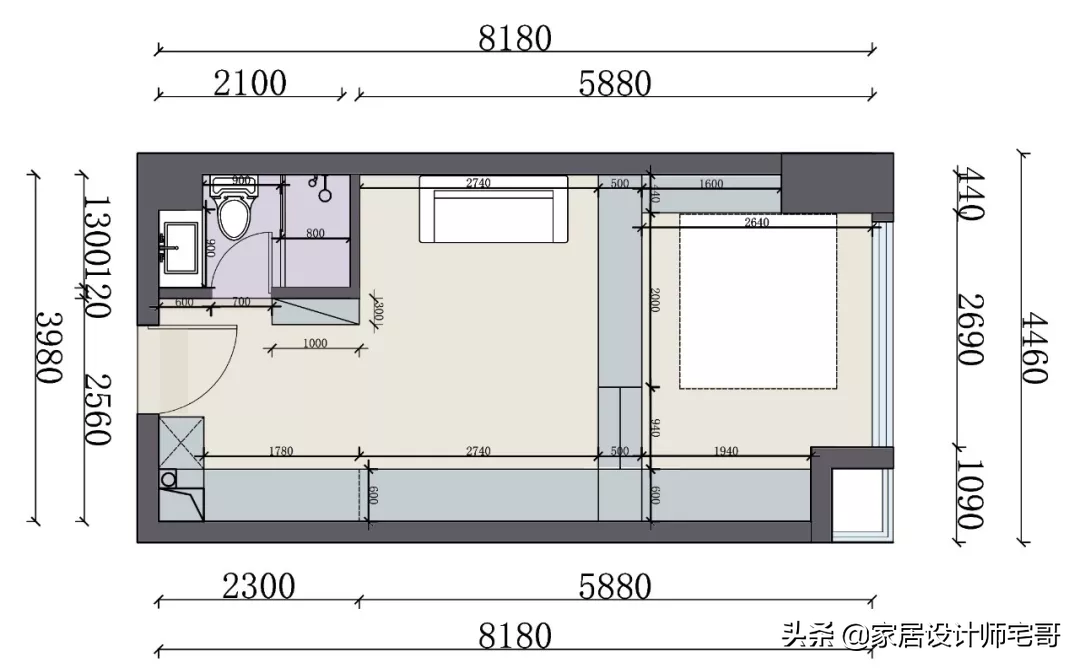 杭州30岁小姐姐的精致生活：独居35㎡小家，室内配色让人赏心悦目