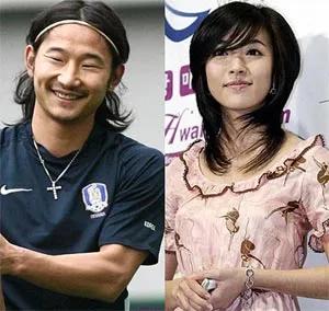 足球情侣头像一对两张（世界足坛野兽和美女的结合，一树梨花压海棠）