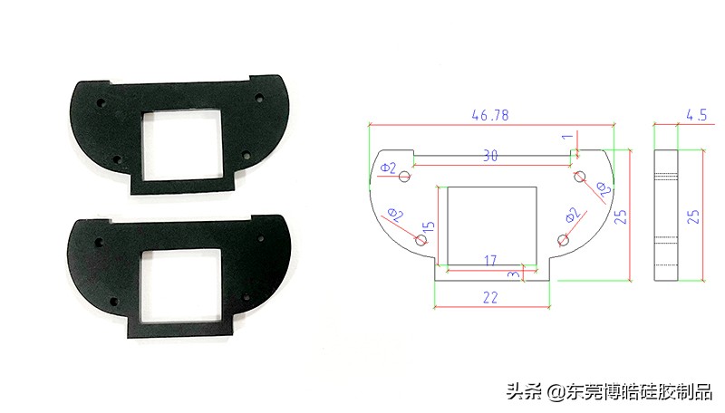 线条灯堵头硅胶垫能做30度的硬度吗