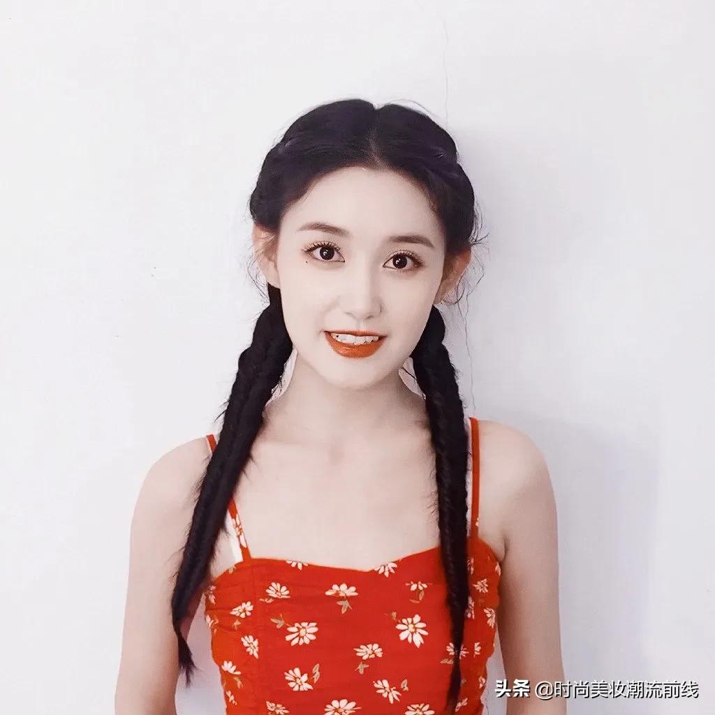 蒋依依，红果妹宝儿，麻花辫姑娘，好美