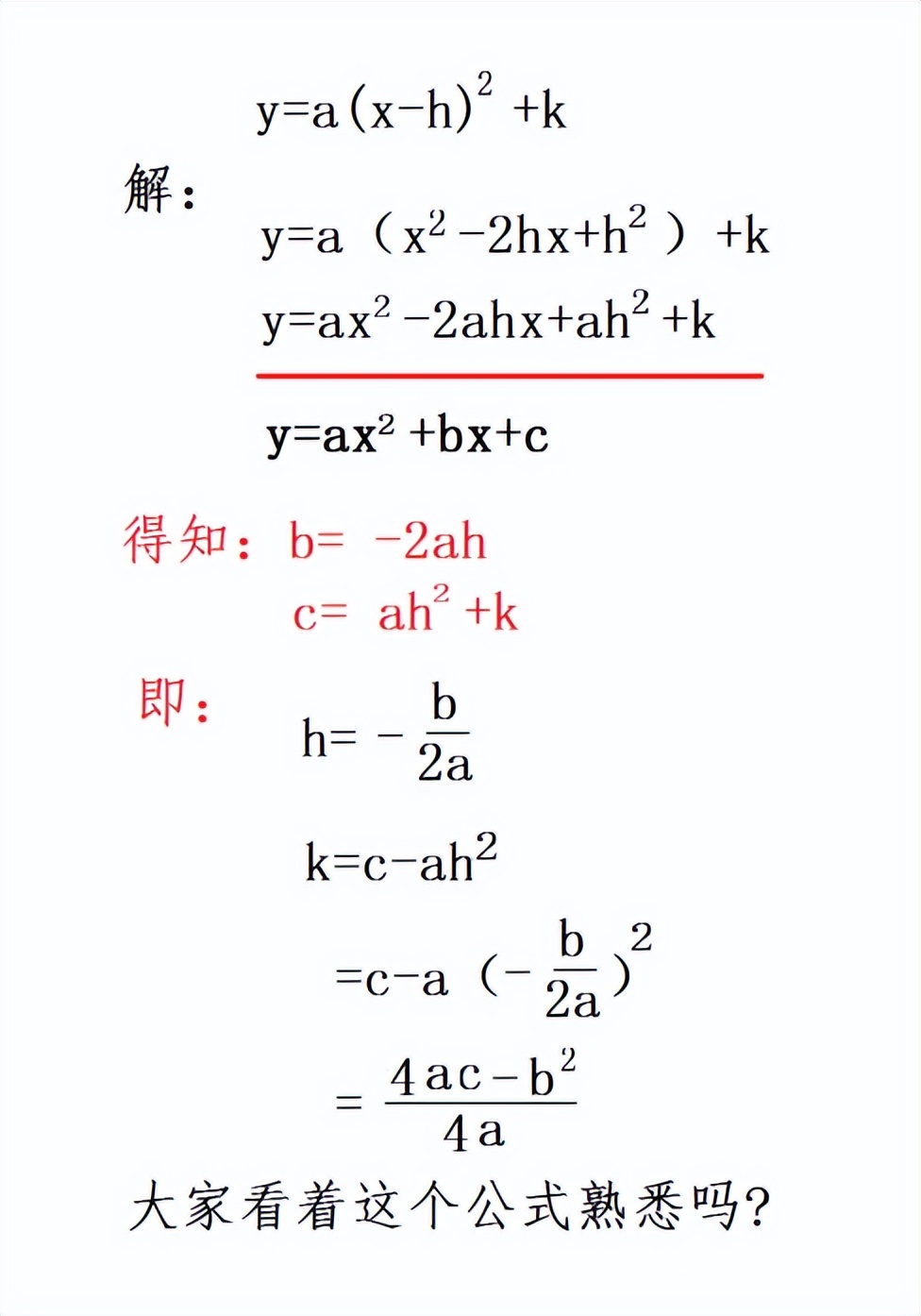 顶点式图片