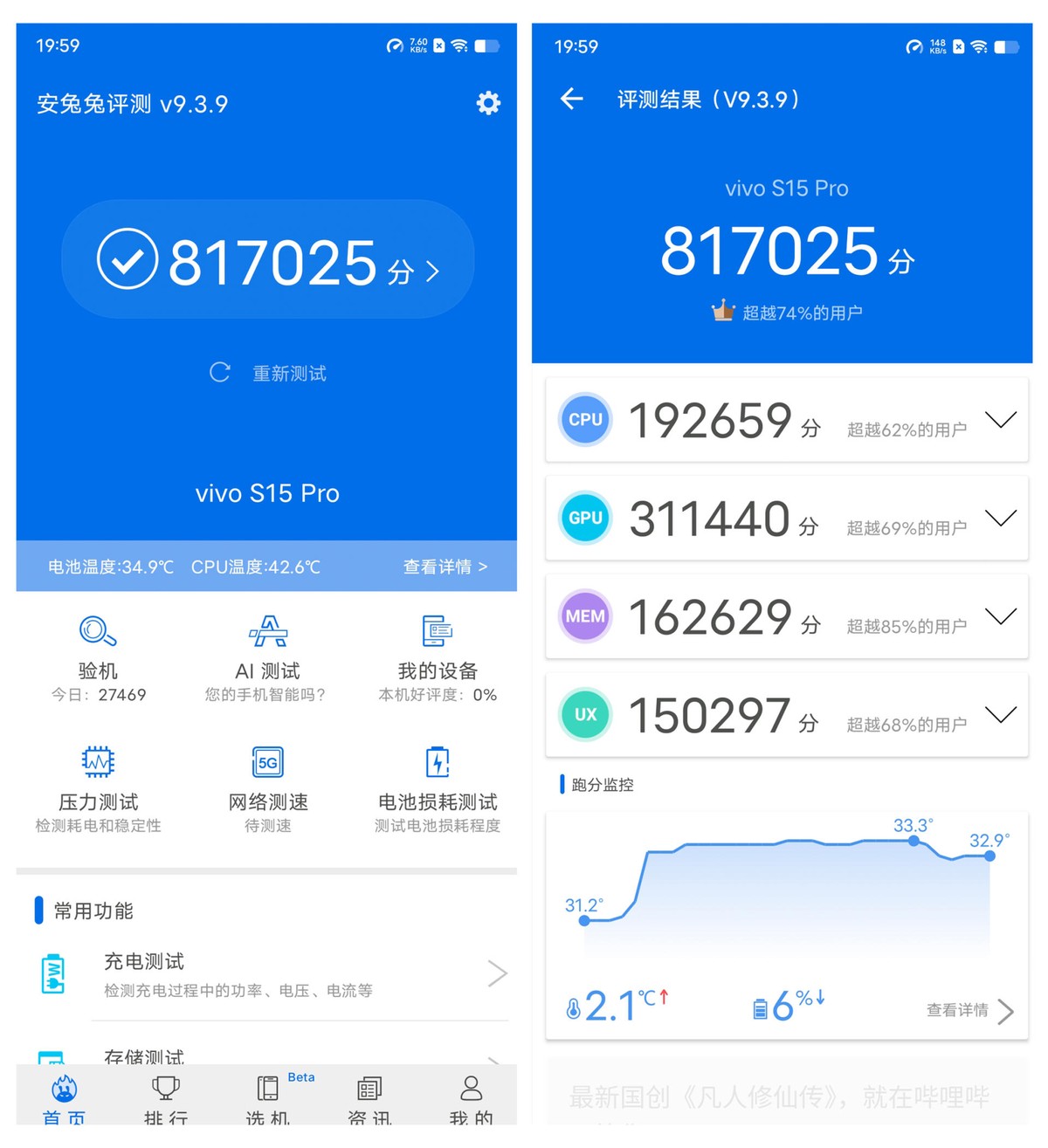 vivo S15 Pro体验：性能迎来亮眼提升，名副其实的“全能甜品”