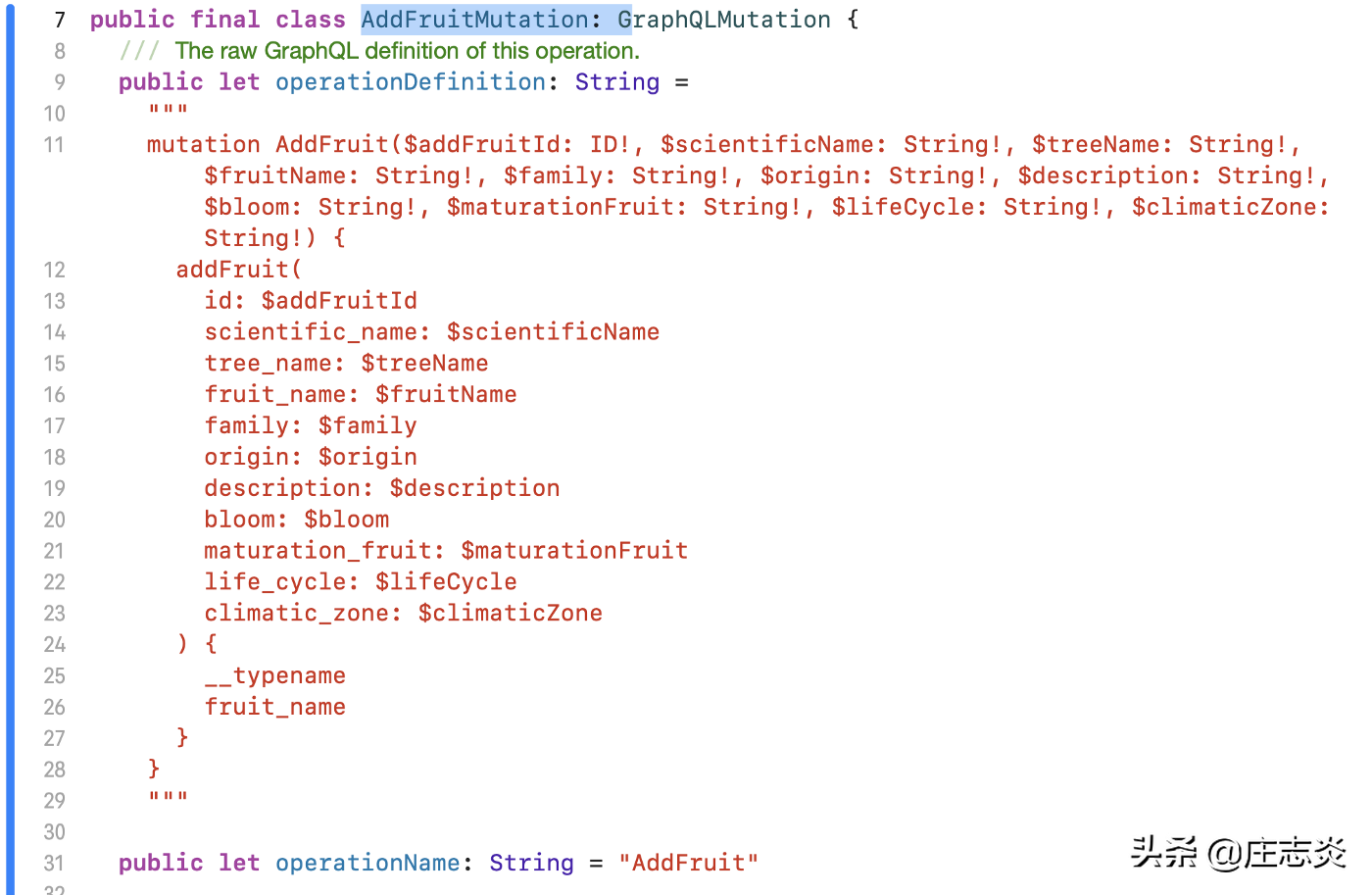 七爪源码：如何使用 Apollo iOS 和 GraphQL 进行突变