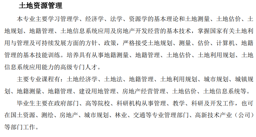育才365专业讲解：地下水科学工程、水文水资源工程、土地资源