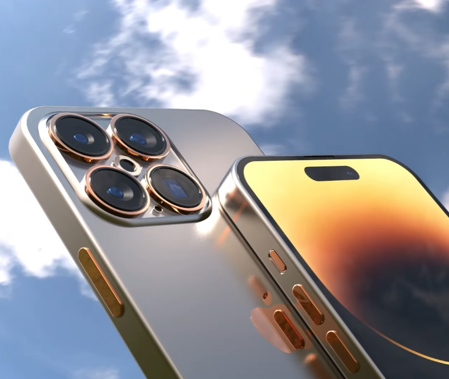 iphone15uitra渲染图,5000mah 四摄相机,苹果把"牙膏"挤爆了