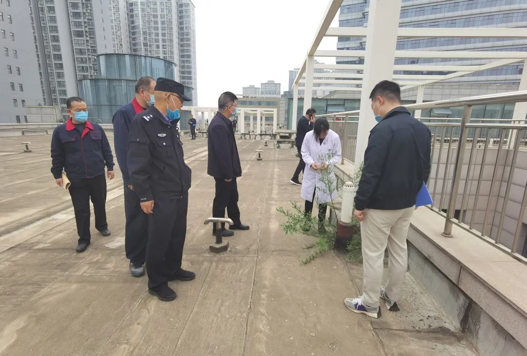 渭南市中心医院保卫科组织开展消防安全检查工作
