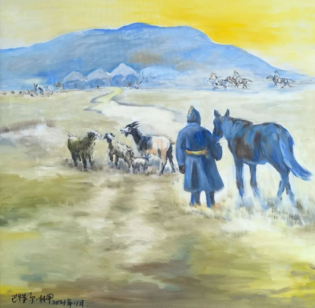 「收藏推荐」新时代艺术逐梦者巴特尔林甲作品展