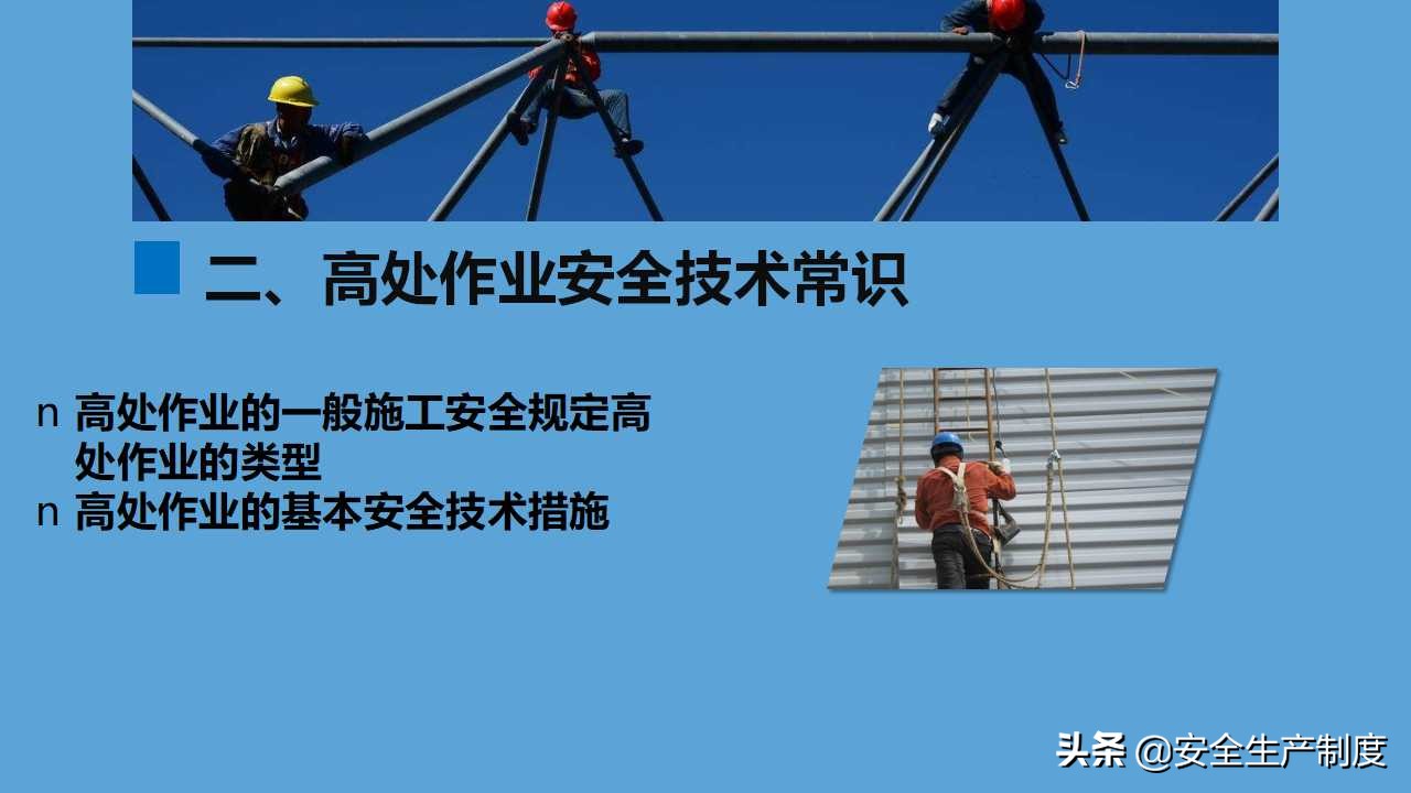 高处作业安全讲解培训（81页）