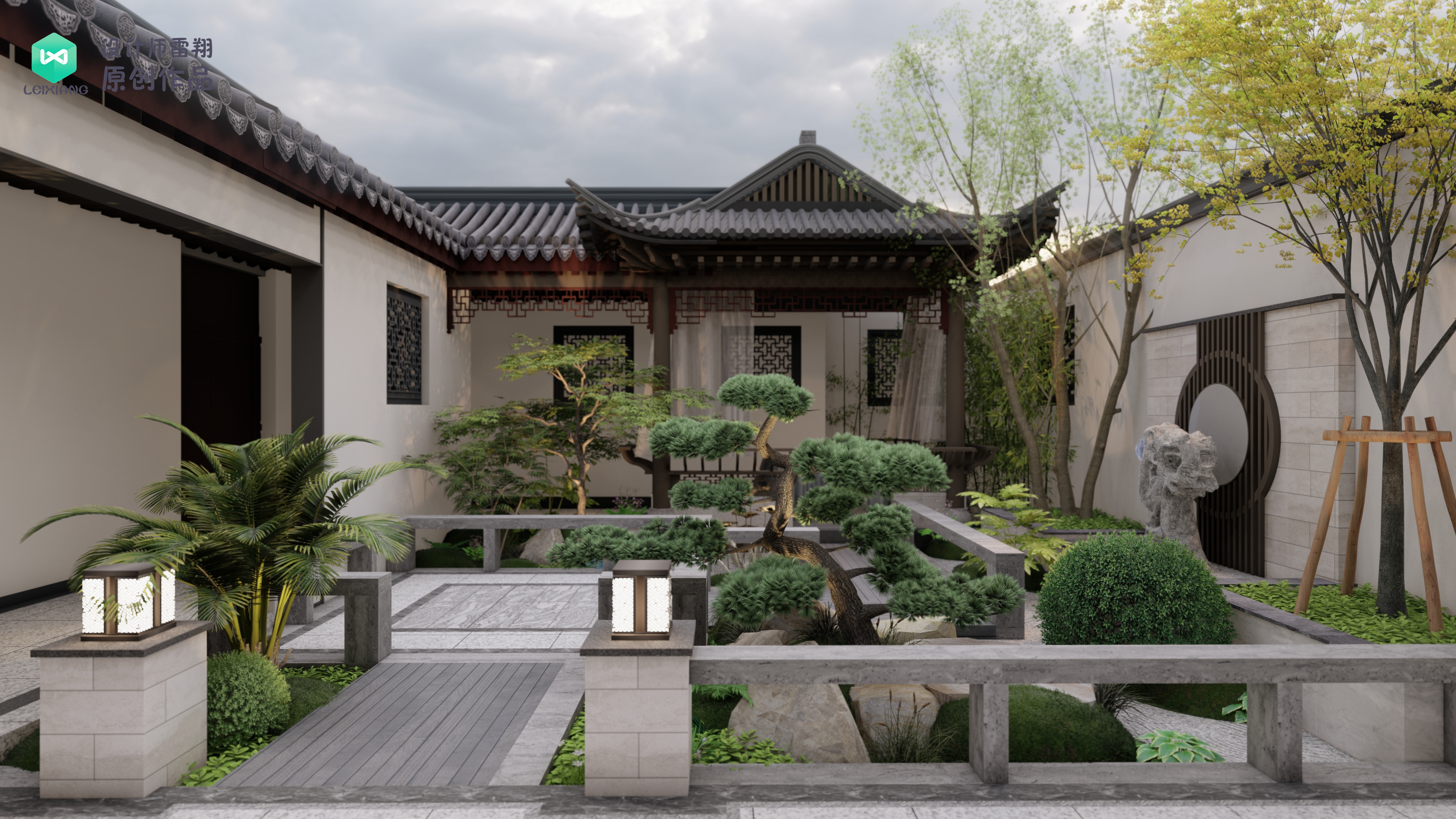 国人们喜爱的古色古香中式庭院,满眼都是惊艳,百看不腻