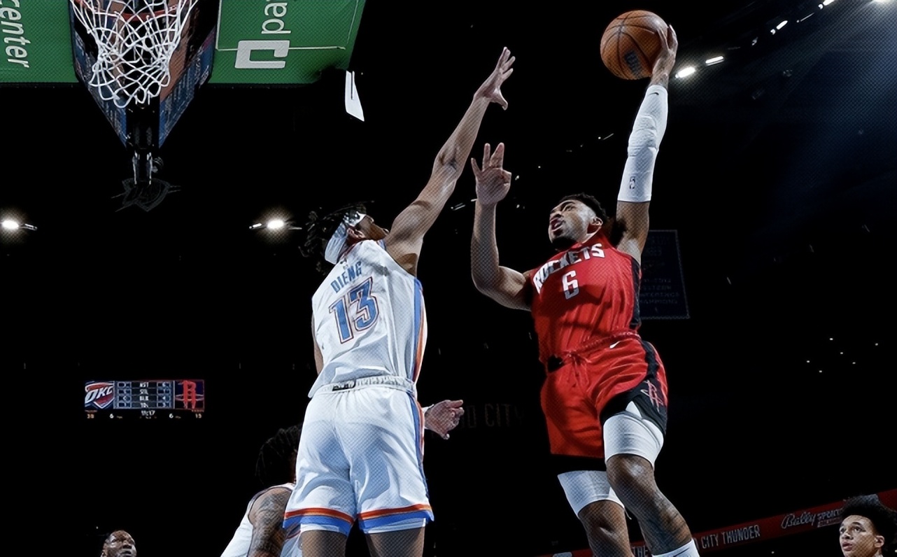 NBA雷霆VS火箭常規賽（雷霆轟153分狂勝火箭32分反超湖人 亞歷山大單節20分三節42分打卡）
