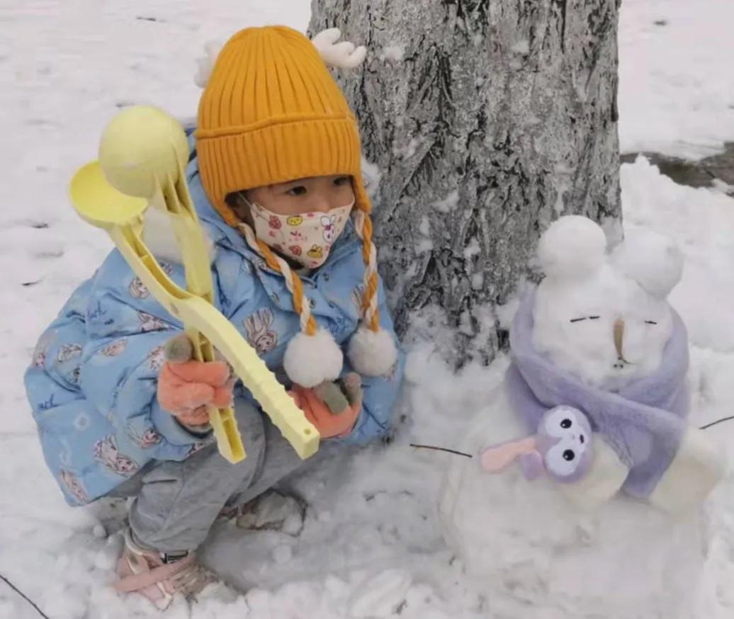 第1501天：雪公园，英文人物动作和环境描写