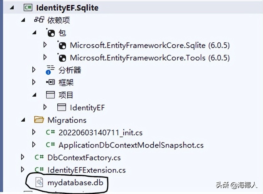 Asp.Net Core Identity 多數據庫支持