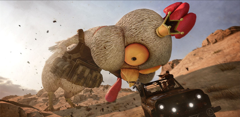 愚人节PUBG新模式，50米“哥鸡拉”狂追冠军选手，阿伟现场认哥