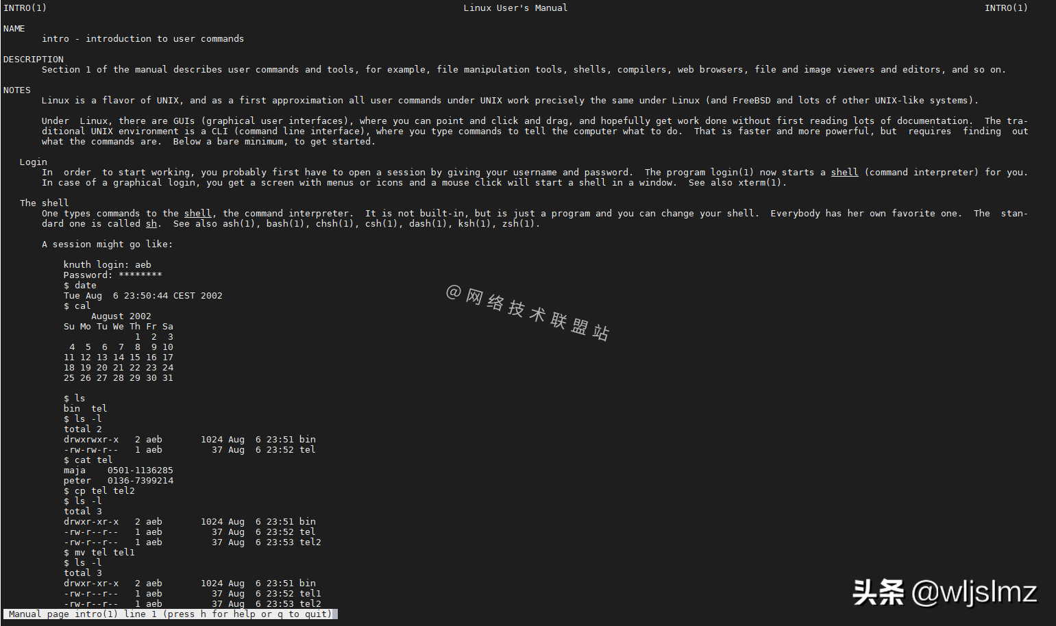 2000字教你如何玩转Linux man命令，隐藏技能非常nice