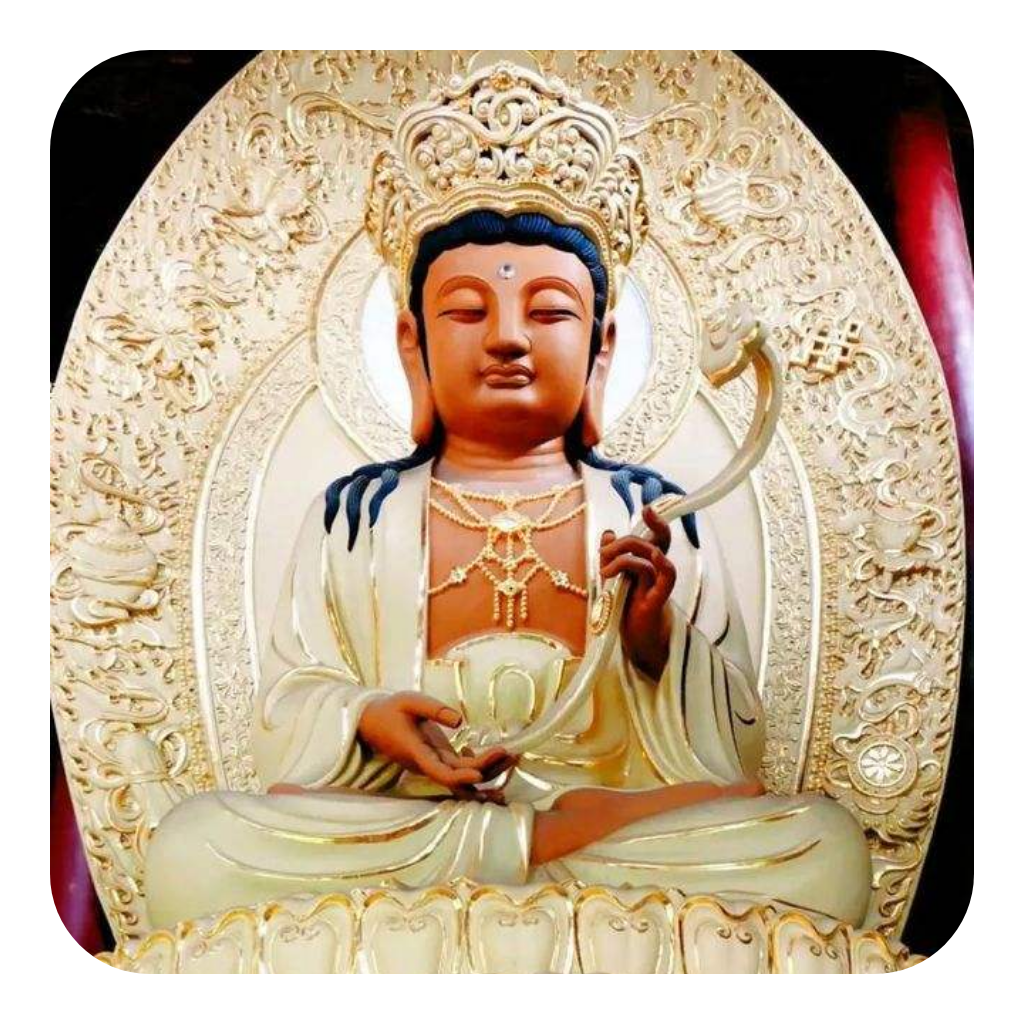 观音菩萨头顶上为什么顶着一尊佛？佛祖的发型为啥是“菠萝头”？