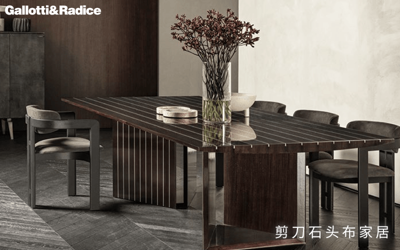 意大利品牌家具，Gallotti&Radice的轻奢风可不只有玻璃这么简单