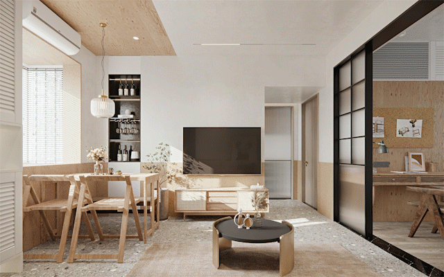 深圳50㎡男主卧室6平方装修效果图简约时尚设计