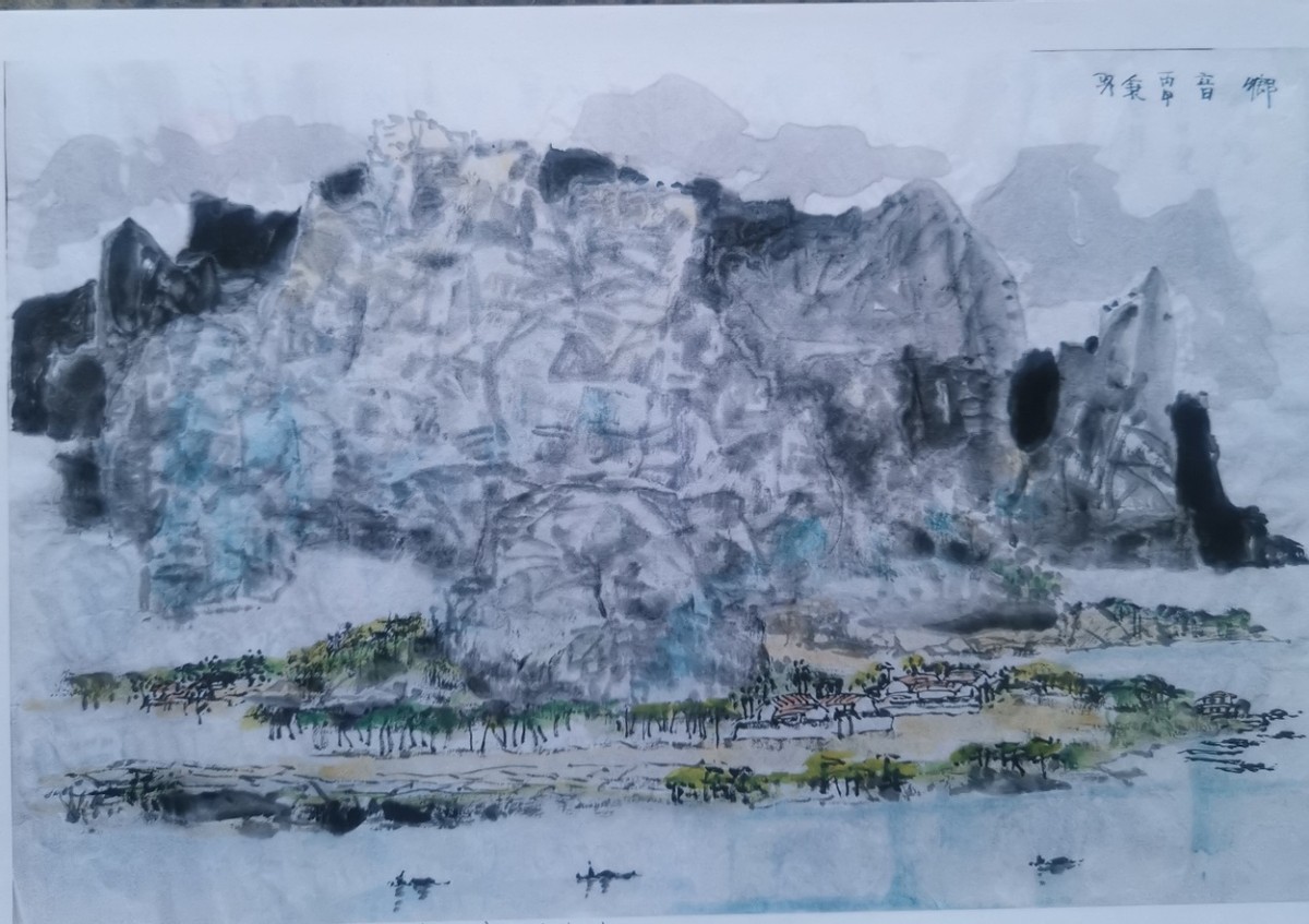 《敢教日月换新天》——成秉羿写意山水人物画一组