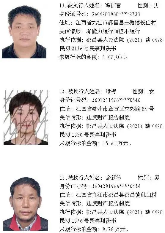 都昌这56名男女被实名曝光！照片住址全有，看看有你认识的吗？