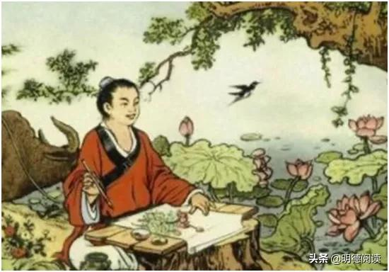 王冕苦读不忘学习画画（王冕读书）