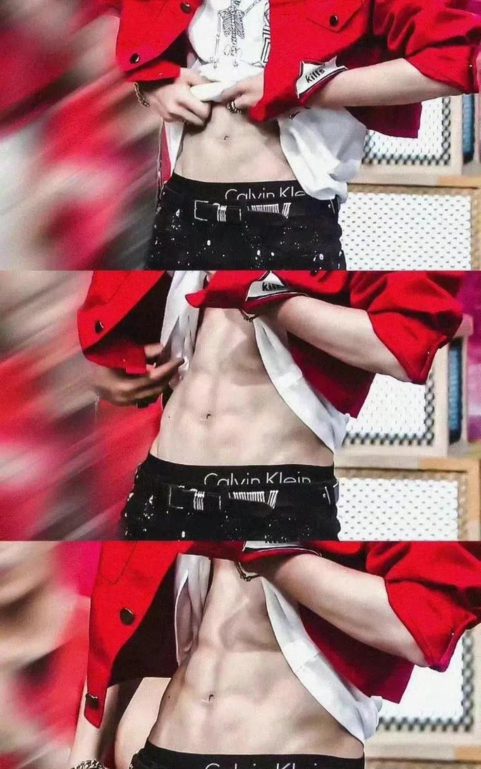 王一博的腹肌真的很优秀啊，阳光帅气的大男孩儿