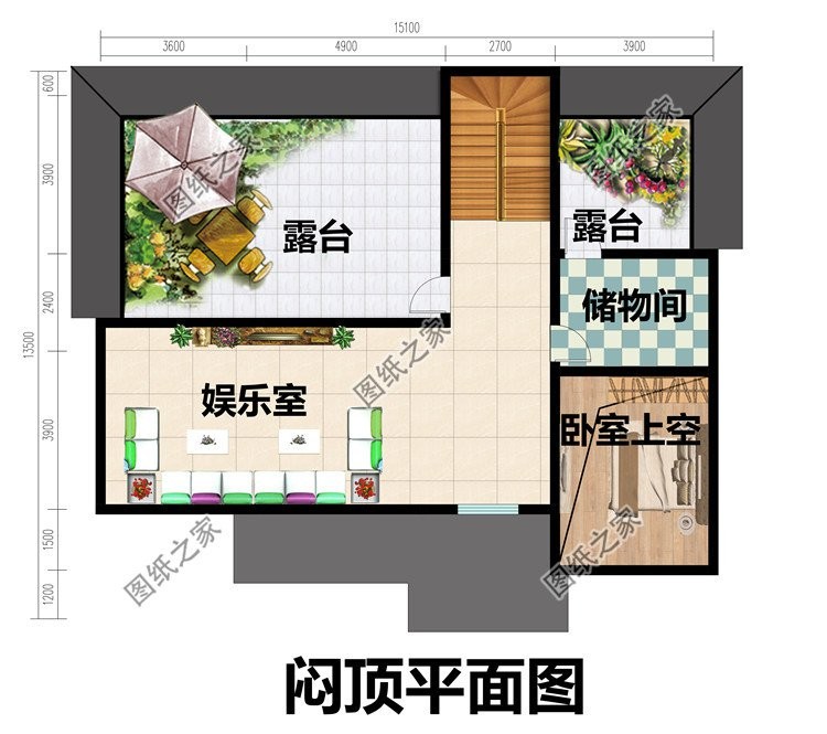 欧式复式别墅设计，室内十分宽敞通透，提升居住体验感