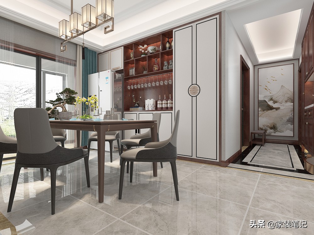 北京夫妻160㎡中式风，装修特别舒适，让人赏心悦目，高级又简约