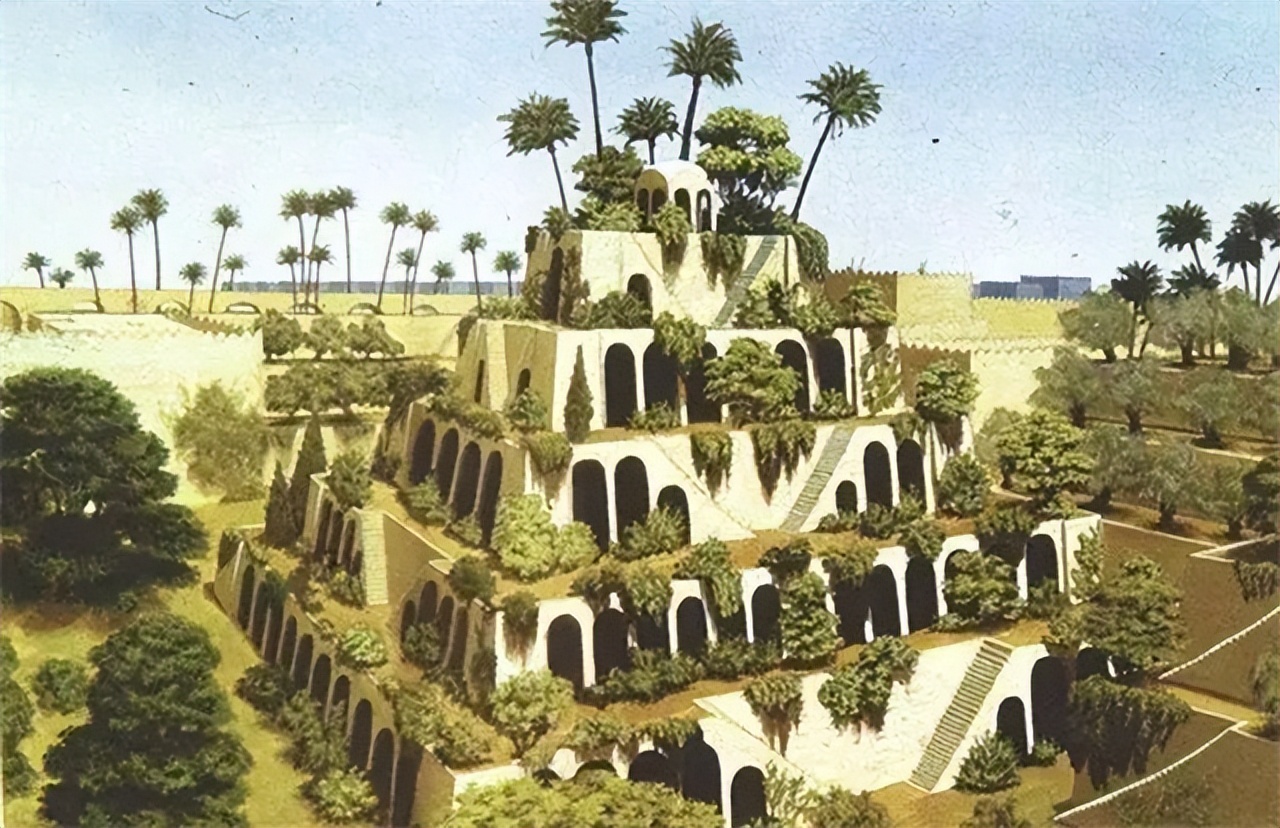 古巴比伦空中花园遗址图片
