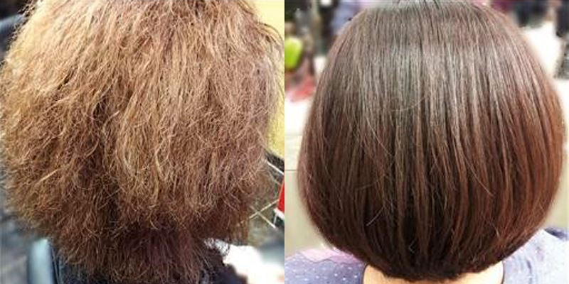 头发毛躁干枯,无论是天生的还是损伤造成的,做发膜只能增加顺滑度