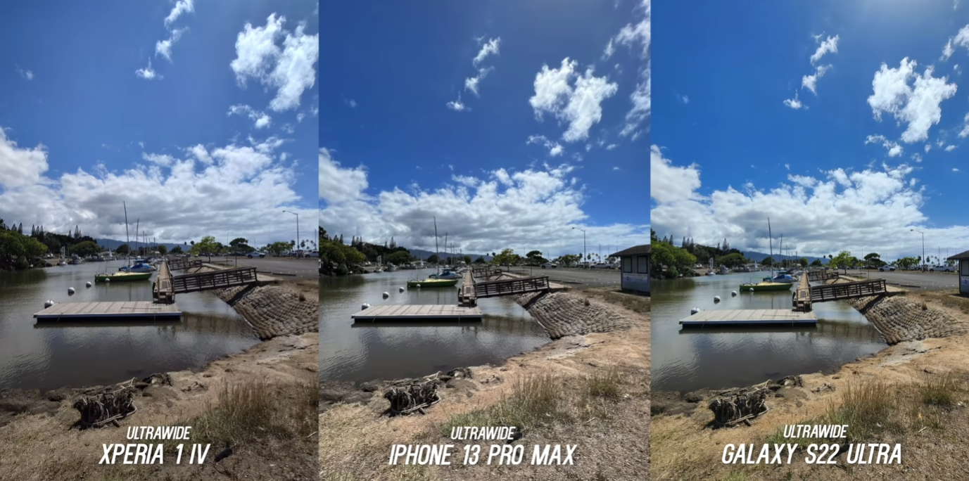 索尼XperiaIV、苹果13ProMax、三星S22UItra，天花板手机拍照对比