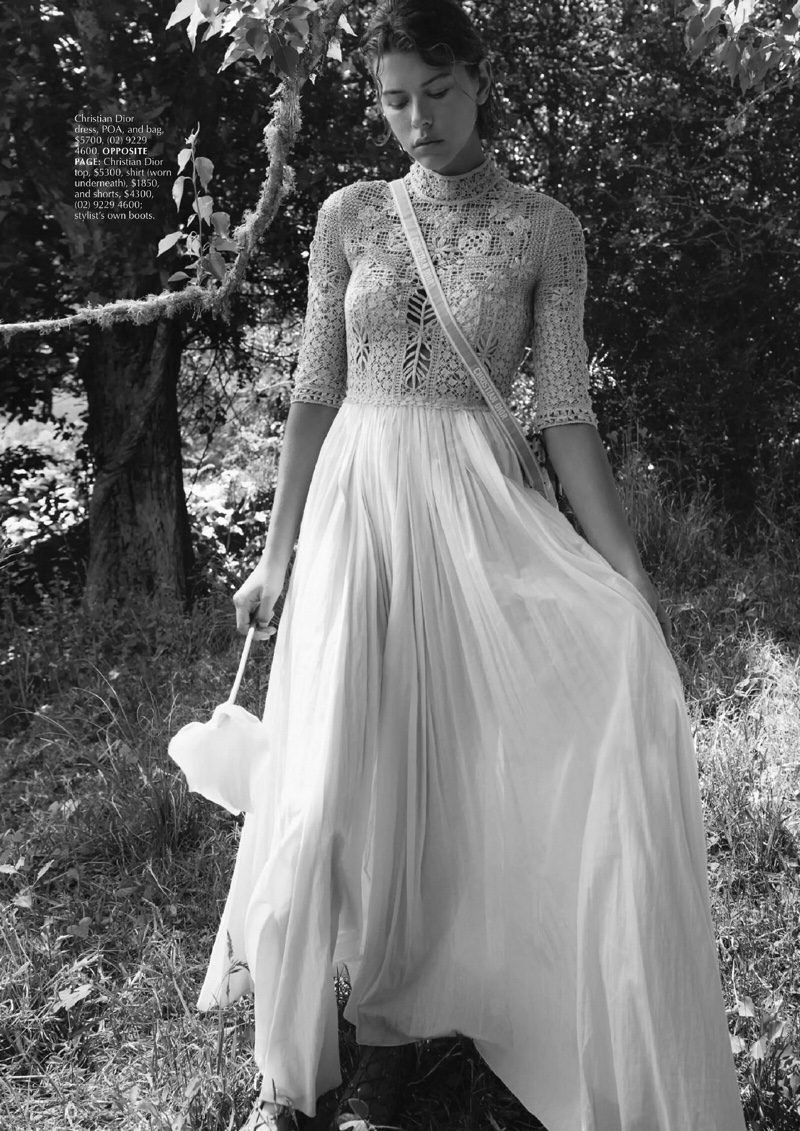 新西兰超模乔治娅‧福勒(Georgia Fowler)拍摄的时尚大片