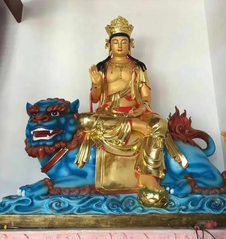 佛教菩萨坐骑(在佛教中狮子是哪个菩萨的坐骑)