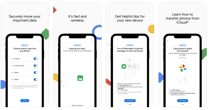 Google即将在iOS上推出"切换到Android"应用程序