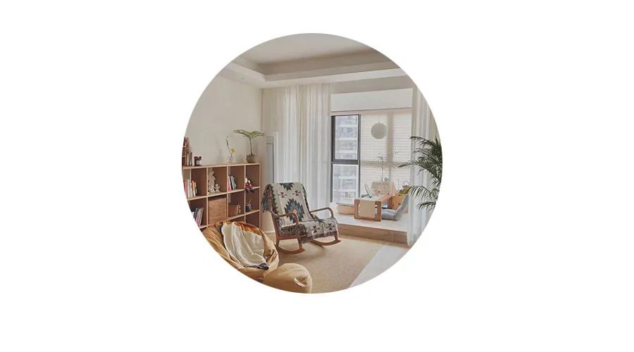 小户型也能有“室内游乐场”？拒绝鸡肋客厅，给娃满地打滚的自由