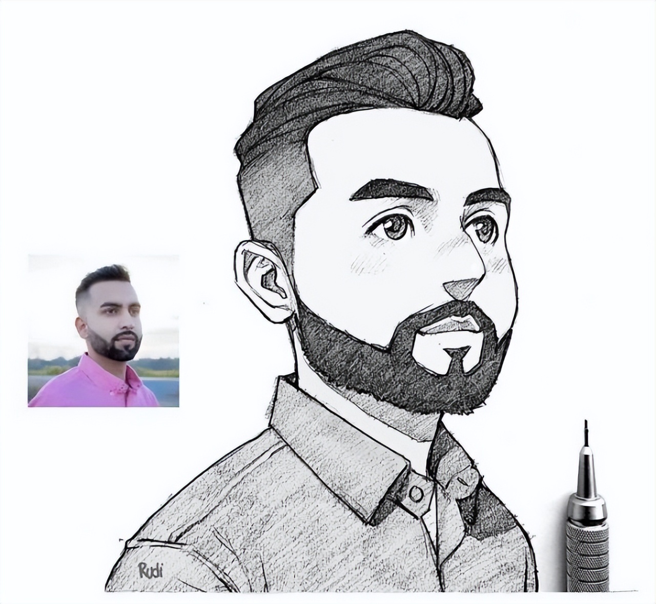 铅笔人的卡通画(40张)