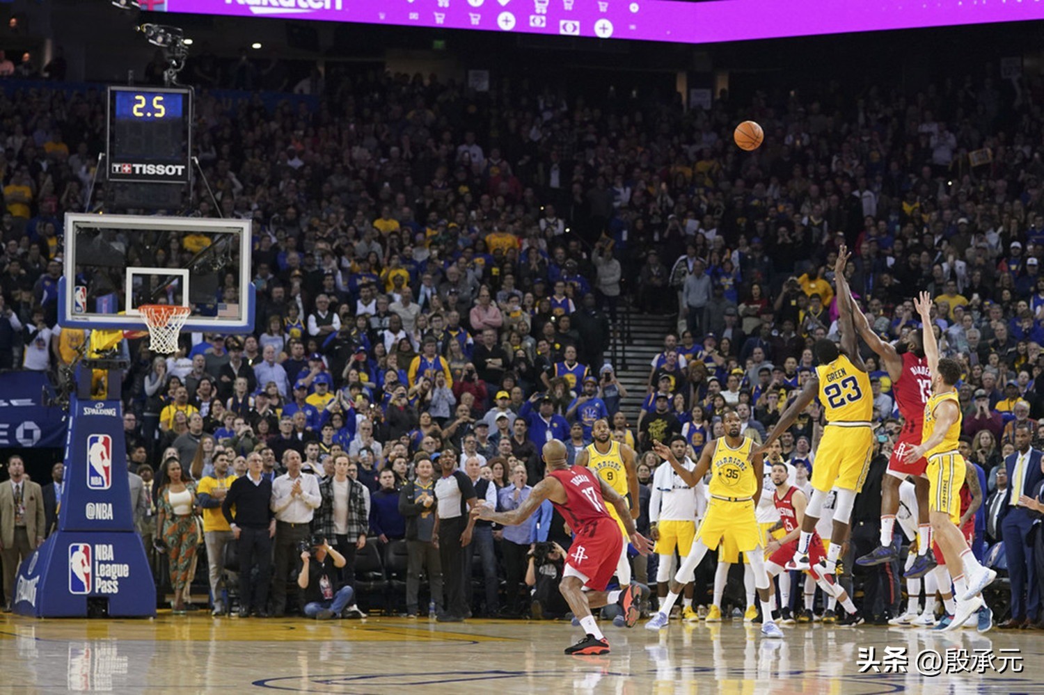 nba季后赛三分命中率排行榜(NBA近十年季后赛三分球命中数，水花兄弟在榜首，第三是谁？)