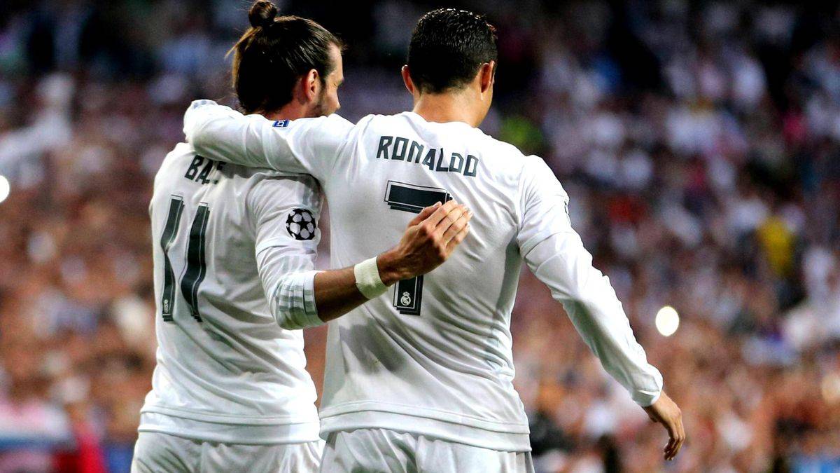 c罗和贝尔精妙的配合(c罗-贝尔39次合作进球gif:皇马两亿齐飞上演疾驰