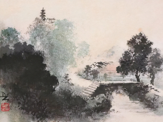 明月松间照，清泉石上流，不仅如画伴乐，清幽气韵更令人沉醉