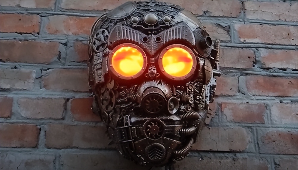 乌克兰艺术家的蒸汽朋克风面具,把密集恐惧症看沉默了