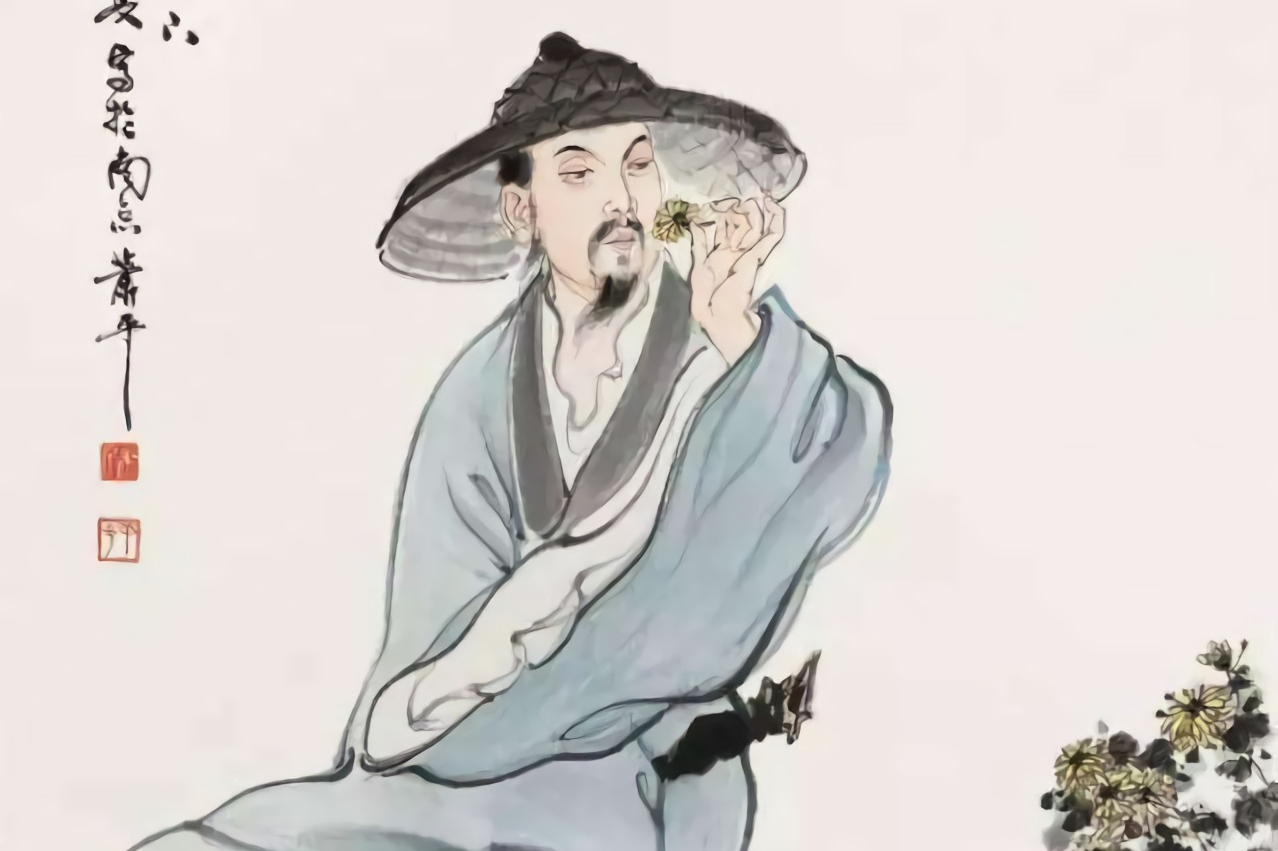 陶渊明辞官归田八年后所作的第一首杂诗，却含有两句千古名句