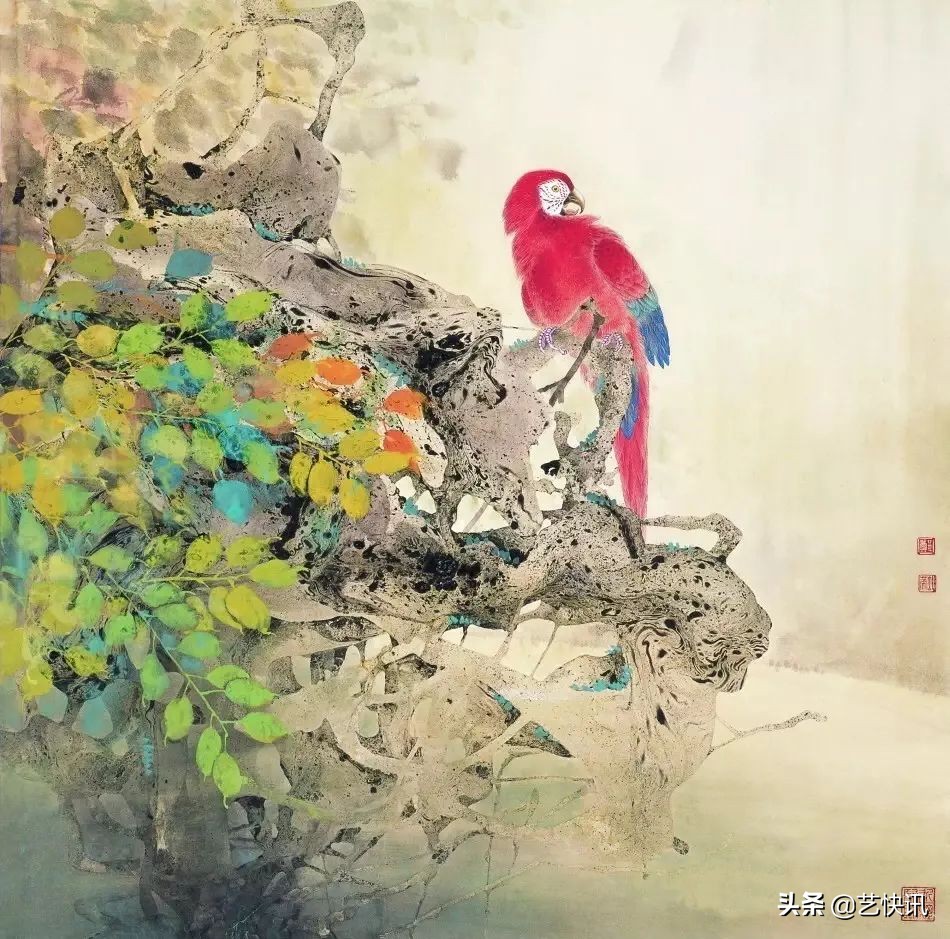 自强不息 · 德立坤华 | 郑坤华-工笔花鸟赏析