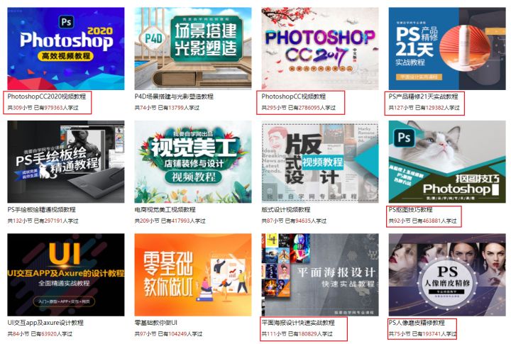 分享20个备受好评的PS自学宝藏，转给身边的大学生