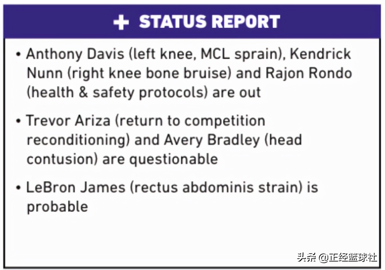 nba2k13有哪些伤病(湖人最新伤病报告：3人无缘战开拓者 阿里扎解除协议 两大将迎复出)