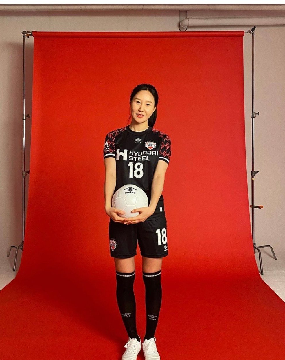 韩国女足球最美10号图片