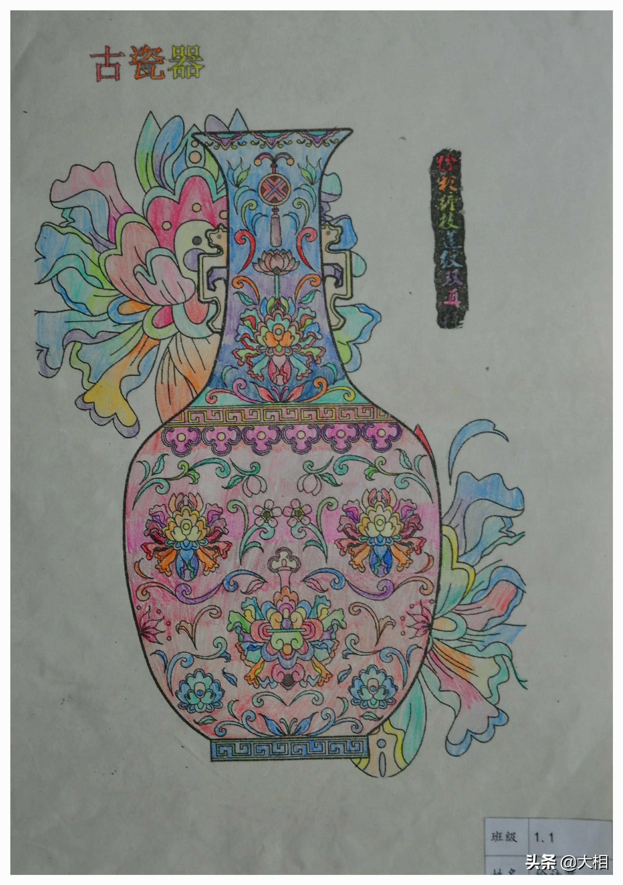 一年级的图画作品(瞧瞧,乳山市徐家镇中心学校一年级小学生的美术作品