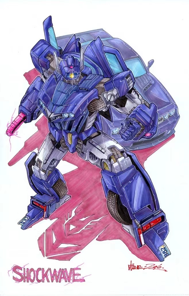 足球世界杯大力神杯简笔画(变形金刚idw插画合集,大力神颜值不输擎天