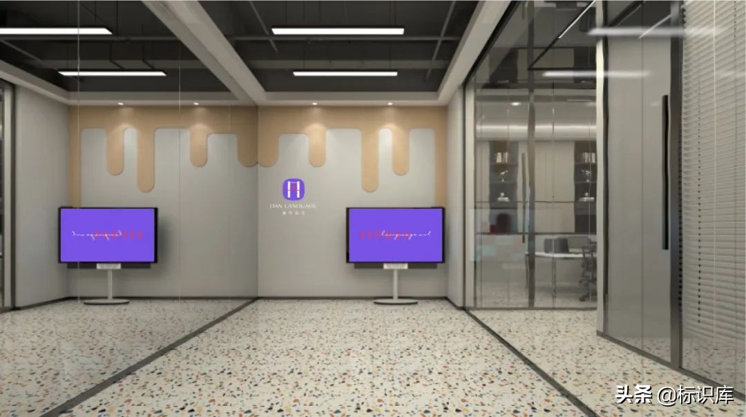 教育导视｜殷丹语言艺术培训学校导视设计